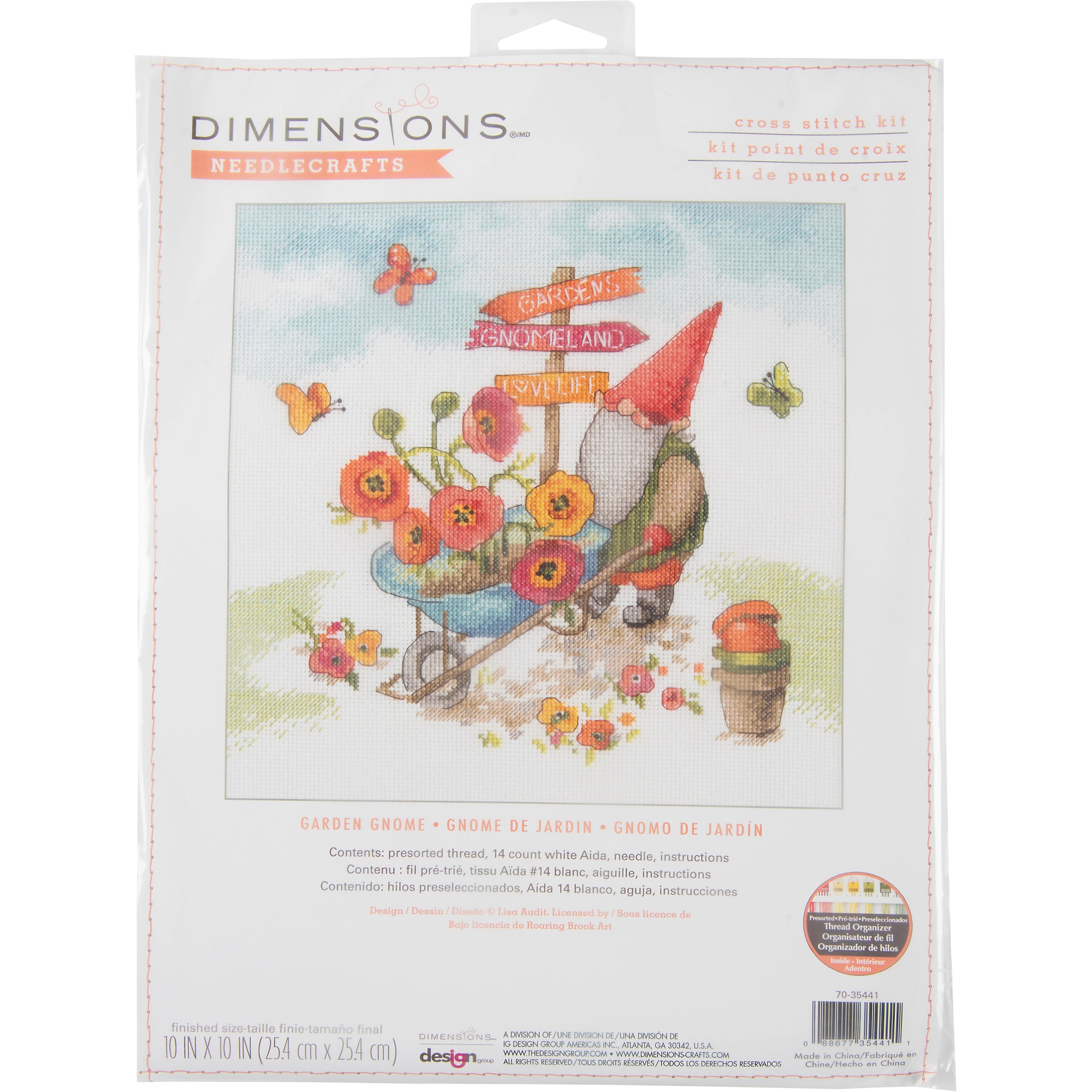 Dimensions Counted Cross Stitch Kit: Garden Gnome