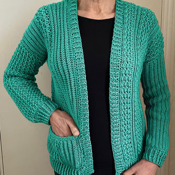 CLOUD 9 CARDIGAN Pattern English USA & DUTCH