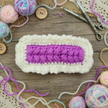 Crochet Flower Hair Clip Pattern PDF, Baby Girl Hair Clip, Easy Crochet Hair Accessory, Beginner Tutorial, Video Tutorial
