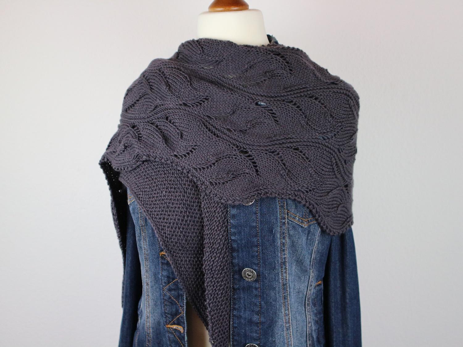 Kntting Pattern Shawl - "Harmony" Lace Shawl - Advanced Knitting Pattern - EN & DE
