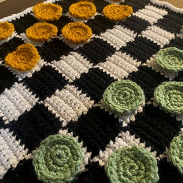 Checkers and Tic-Tac-Toe Crochet Patterns