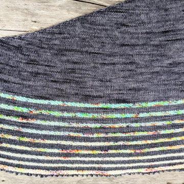 Slow exposure shawl