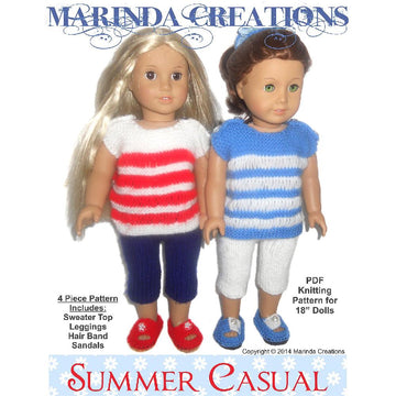 Summer Casual for AG and other 18'' Dolls