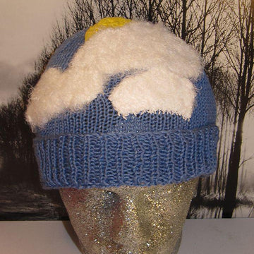 Little Fluffy White Clouds Beanie Hat