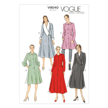 Vogue Misses' Coat V9040 - Sewing Pattern