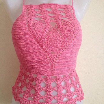Pine cropped top