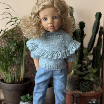 Pullover Butterfly for Doll Gotz
