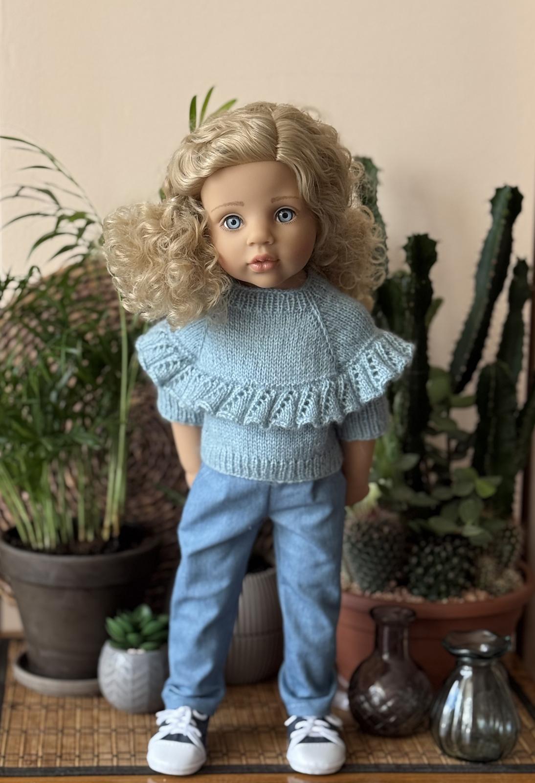 Pullover Butterfly for Doll Gotz