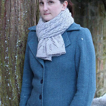 Winter Snow Shawl