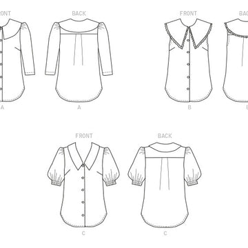 Butterick Misses' Top B6895 - Sewing Pattern