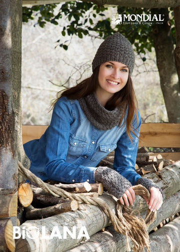 Hat, Muffle & Mitts in Mondial Bio Lana - MON023 - Leaflet