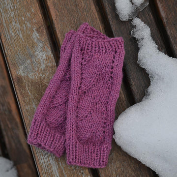Fingerless gloves - Winter Breeze