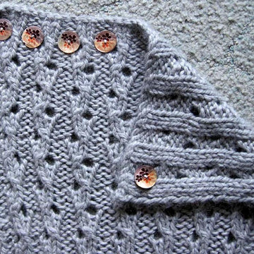 Rib Lace Scarf/Cowl
