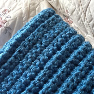 Crocheted Chunky Throw