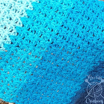 Winter Skies Triangle Shawl