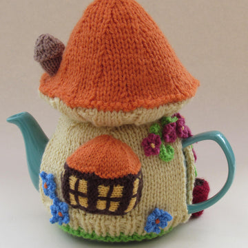Toadstool Fairy House Tea Cosy