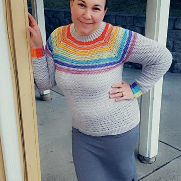 The Eclectic Rainbow Raglan