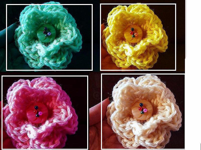 3 LAYER CROCHET FLOWER