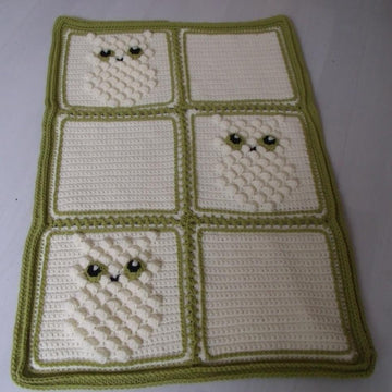 Blanket with Bobble Owl