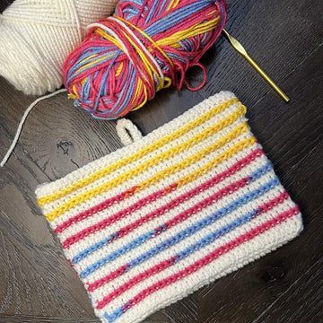 Candy Pop Crochet Ipad Sleeve
