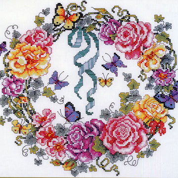 Rose Ivy Wreath - PDF
