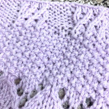 ALEXANDRA baby blanket knitting pattern