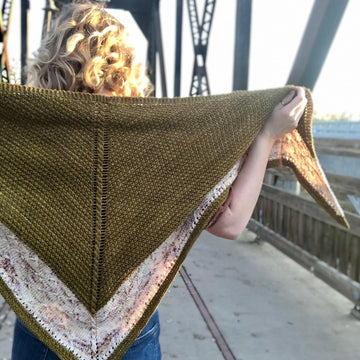 Golden Sparrow Shawl