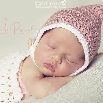 Chin Strap Pixie Hat Crochet Pattern 272