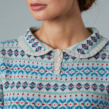Vera Top - Knitting Pattern For Women in Debbie Bliss Rialto 4 Ply
