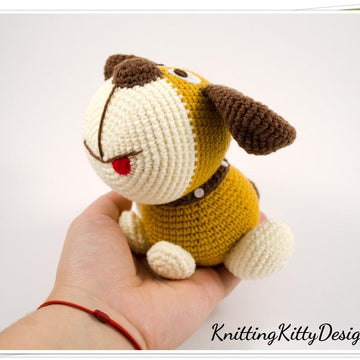 Amigurumi Brown Puppy Dog