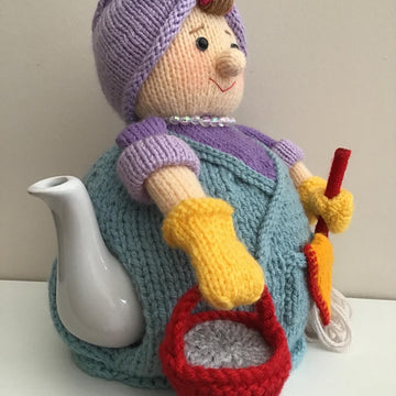 Mrs Mop tea cosy pattern
