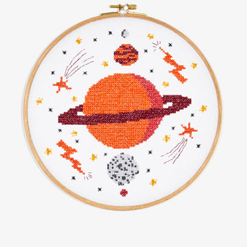 Orbiting Saturn in DMC - PAT0753 - Downloadable PDF