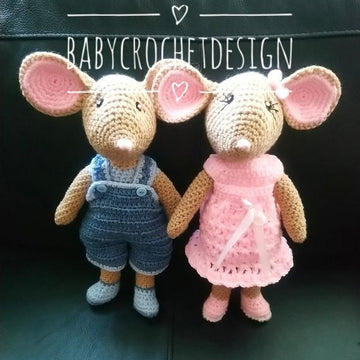 Marley and Molly Mouse Amigurumi