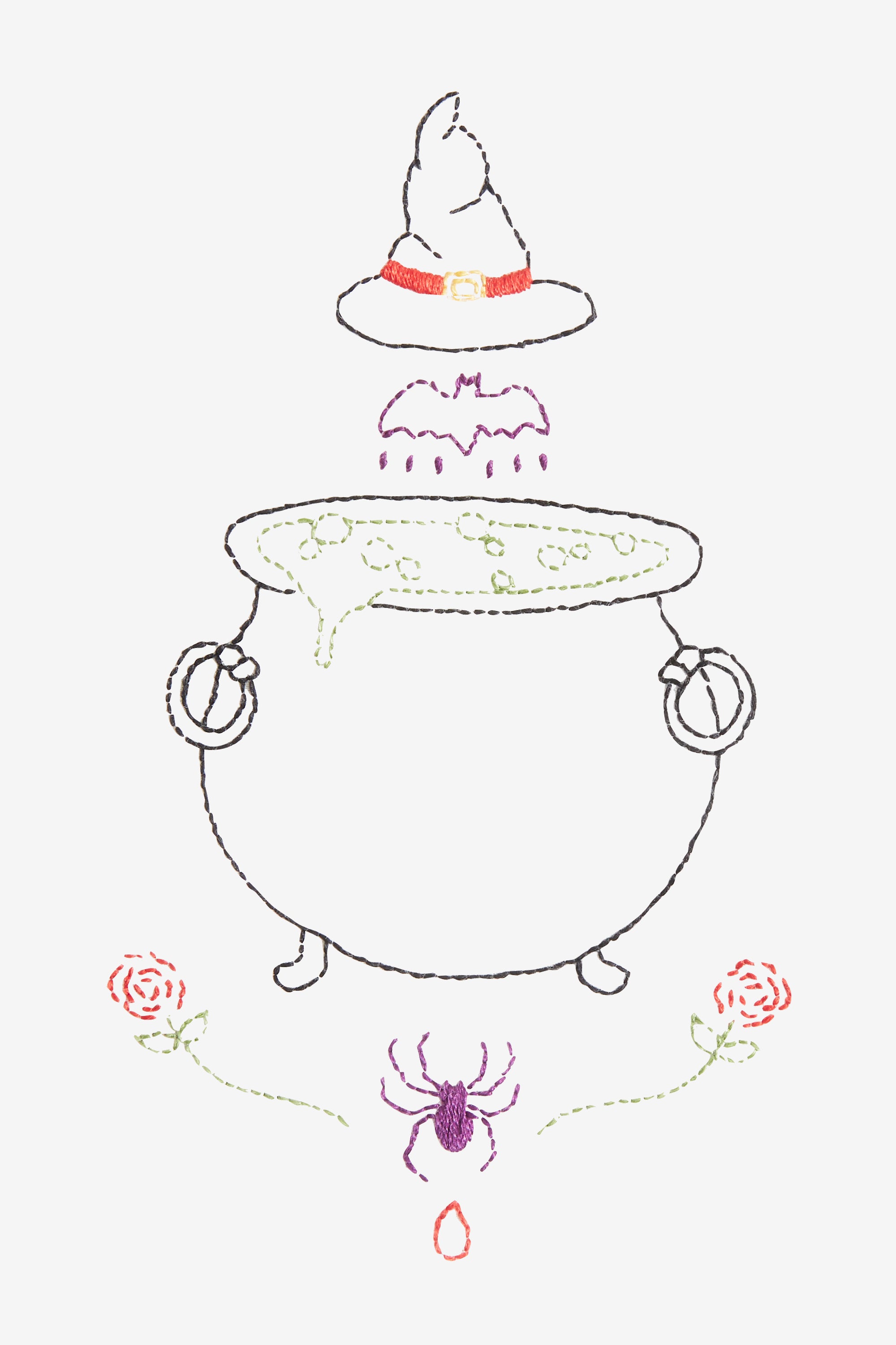 DMC Witches Cauldron - PAT1097 - Downloadable PDF