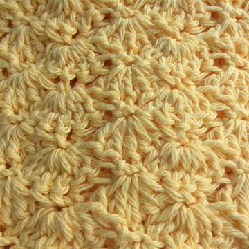 Seashell stitch throw