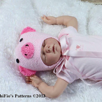 Baby Animal Hats Knitting Pattern #165