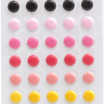 American Crafts Lovely Moments Puffy Dot Stickers 60/Pkg - 621047