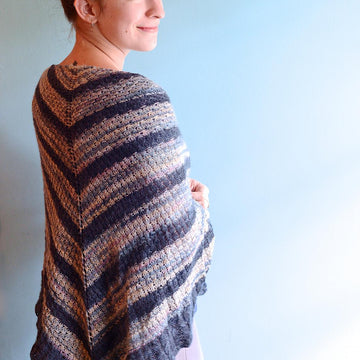 Lilac in the wind Shawl