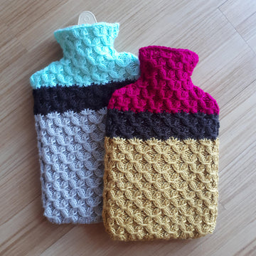 Smocking Hot Water Bottle Cover