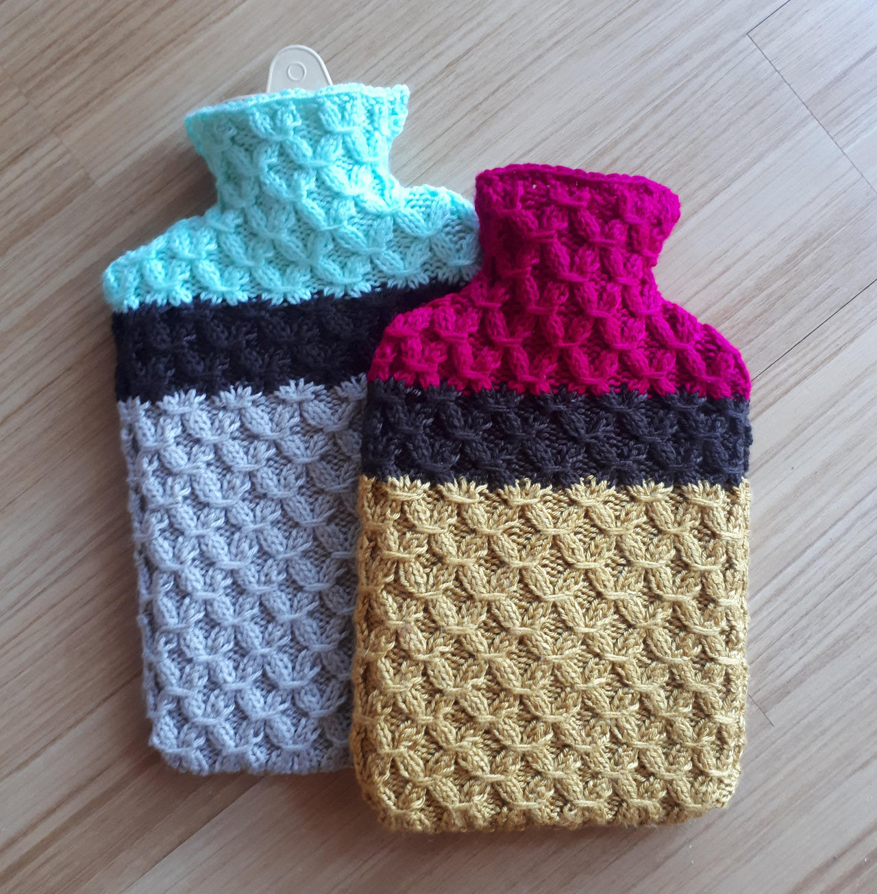 Smocking Hot Water Bottle Cover