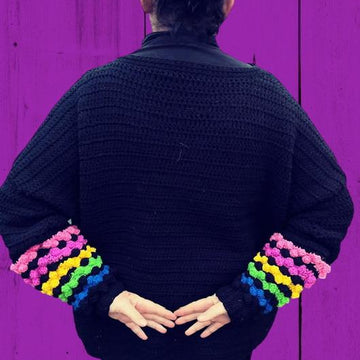 Baggy Bobble Crochet Cardi