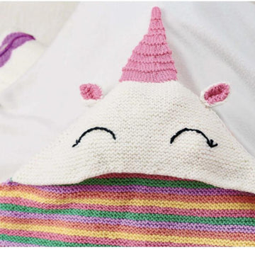Unicorn Dreams Hooded Blanket
