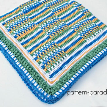 Posts & Stripes Blanket 12-115