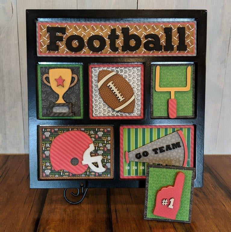 Foundations Decor Shadow Box Kit - Football