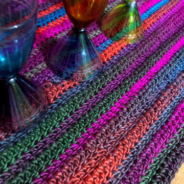 Vibrant 4-Hour Crochet Table Runner