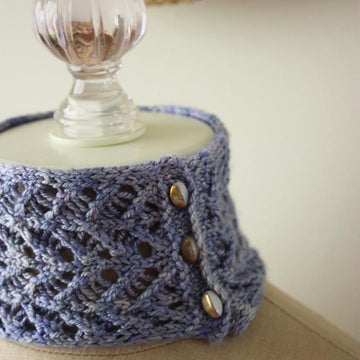 Chevrelle Knit Lace Neck Cuff