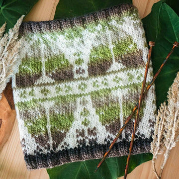 Monstera Knit Cowl