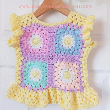 Crazy Daisy Peplum