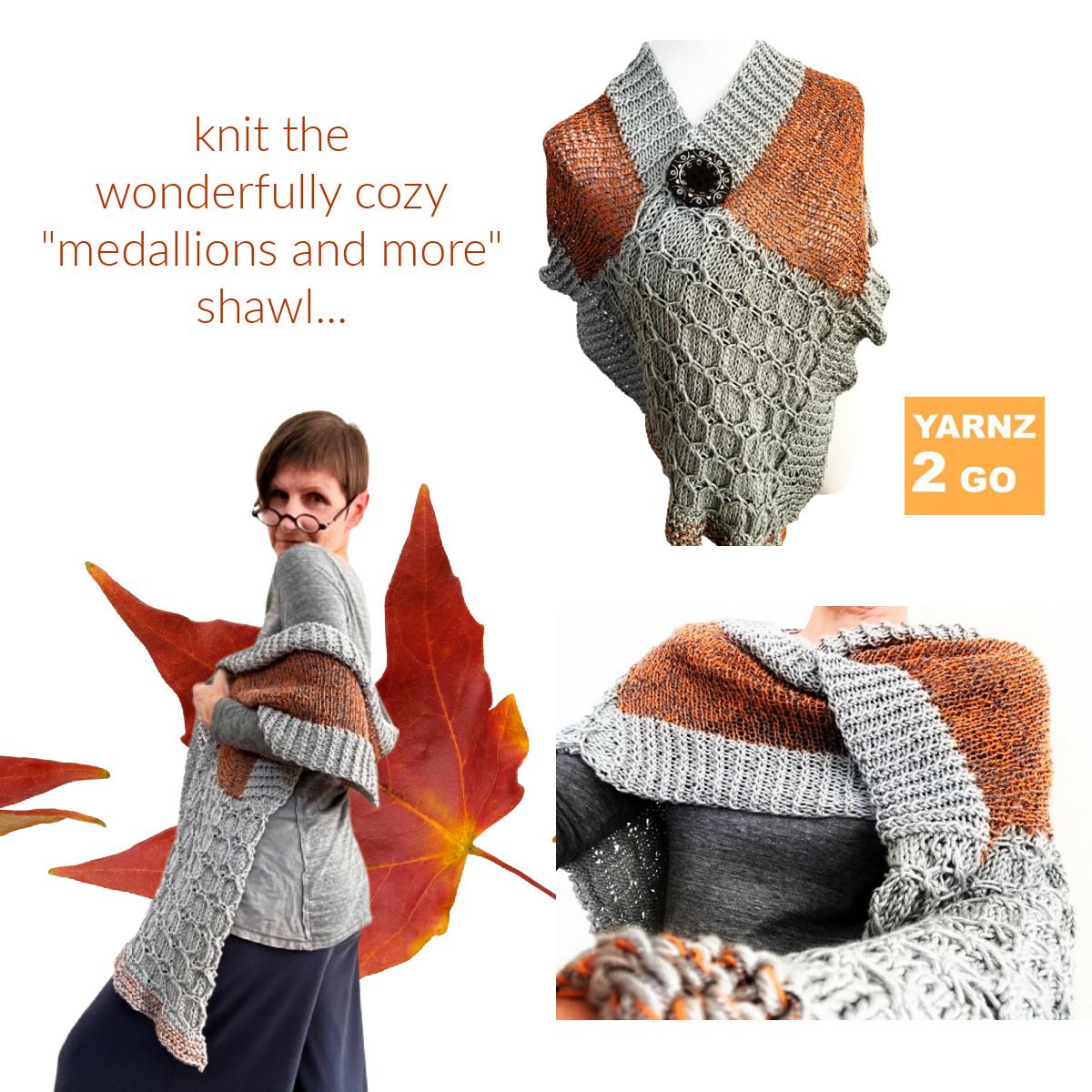 Medallions and more shawl