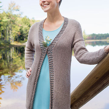Mallow Cardigan in Berroco Maya Aran